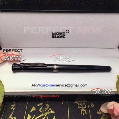 Perfect Replica Mont Blanc Writers Edition Pens - Black Resin Rollerball